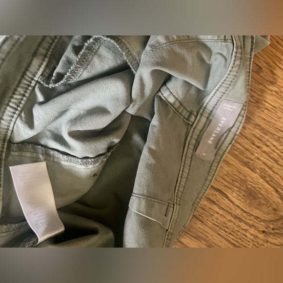 Everlane lightweight wide flare leg chino pants 6 28-29 casual preppy soft - Picture 6 of 8